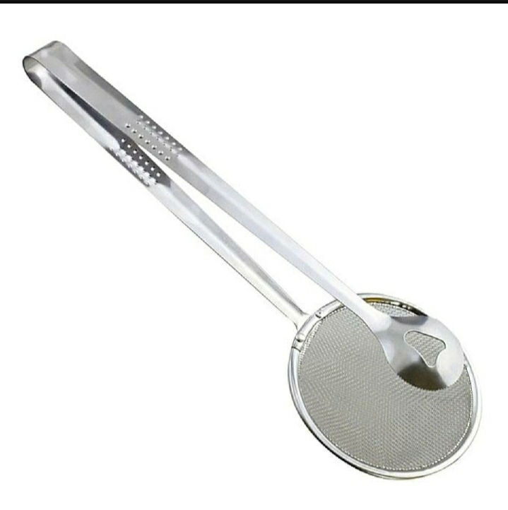 Picture of Stainless Steel Net Folder Oil Drain Food Clip Strainer