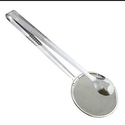 Picture of Stainless Steel Net Folder Oil Drain Food Clip Strainer
