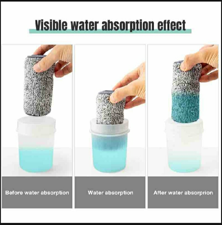 Picture of Microfiber Flat Mop Refill 1 PCS, 13X4.5 Inch Flat Mop Replacement Pad - Multicolor