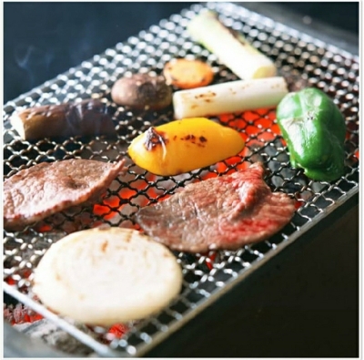 Picture of Stainless Steel Grill Net For BBQ & Grills - Silver