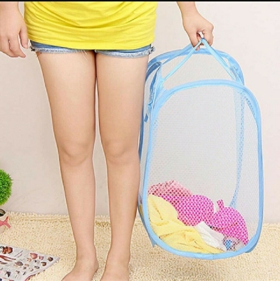 Picture of Foldable Pop Up Dirty Clothes Storage Baby Bag - Multicolor
