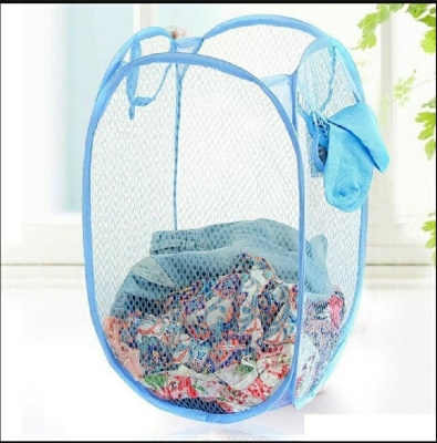 Picture of Foldable Pop Up Dirty Clothes Storage Baby Bag - Multicolor