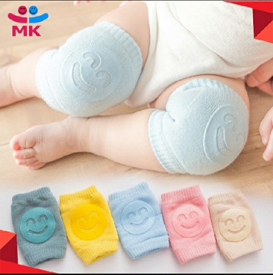 Picture of 1 Pair Baby Knee Pads Unisex Breathable Elastic Anti Skid Toddler Legs Warms Crawling Protection Baby Knee Pads - Multicolor