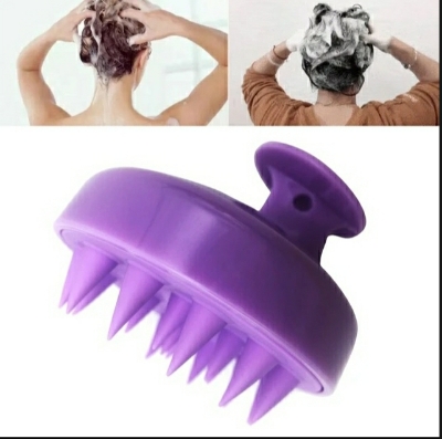 Picture of Hair Wash Brush Scalp Massage Silicone Head Haircare Massager Comb (Multiple Colors)
