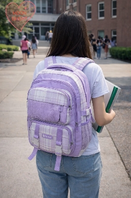 Picture of Schoolbag Female Cute Hello Kitty Bag Girl Children Spine-Protective Backpack School Backpack