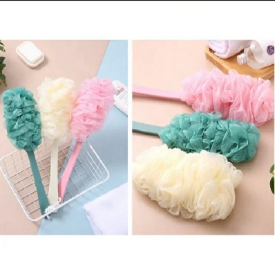 Picture of Men's and Women's Long Handle Body Bath Brush Luxurious Back Scrubber - Multicolor