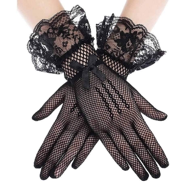 Picture of Full Finger hand Gloves Net hand Gloves 1pair for women and girs