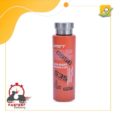 Picture of Sports Water Bottle Sipper 500 ml - Hot and Cold 12 Hours Style Homez  Wall Vacuum Insulated Stainless Steel Sports Flask BPA Free Thermos Travel
