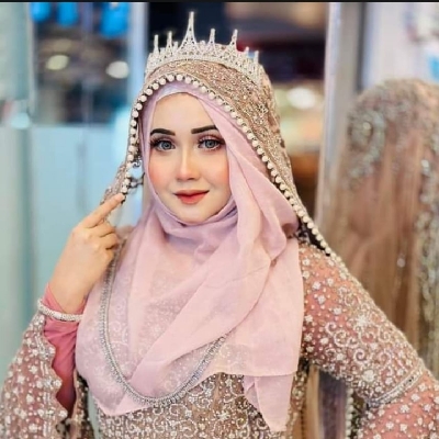 Picture of Queen Hijab Crown/Princess Crown/Paris Crown Wedding Bride Crown Headwear Valentine's and Birthday Gift - Silver
