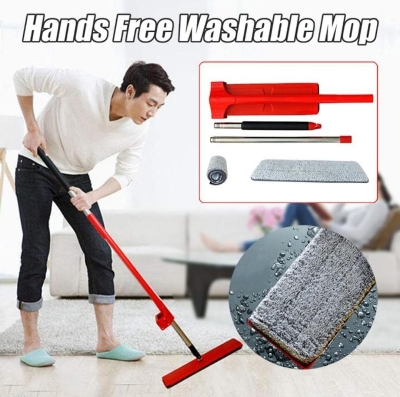 Picture of High Quality 360 Degree Rotating Spin Mop with Floor Cleaning Easy to Use And Maintain - Refine and Excellent - mop - Red