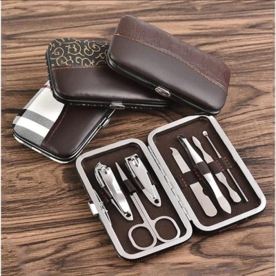 Picture of Professional 7Pcs Carbon Steel Nail cutter set With Box - Multicolor
