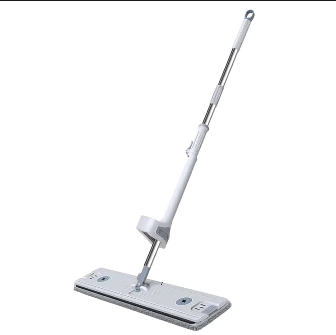 Picture of Premium Microfiber Flat Mop for Floor Cleaning M-6 Removable Washable Cleaning Pad and Mop - Multicolor