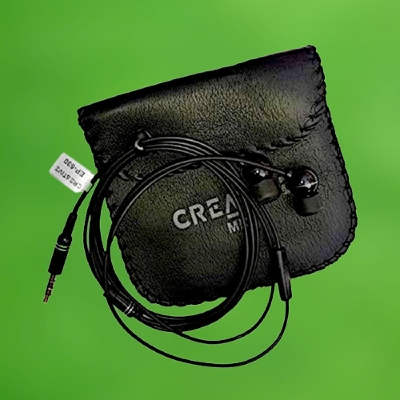 Picture of Orignal Creative High Bass Audio Earphone with Pouch EP-530 - Black