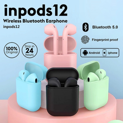 Picture of i7S TWS Double Dual Mini Wireless 4.1 Bluetooth Earphone With Power Case - White - Bluetooth Headphone - Air Buds - Tws - Bluetooth Headphone