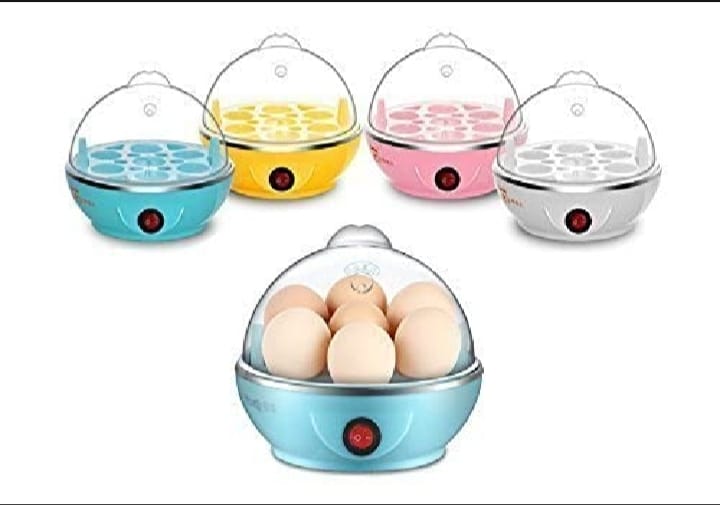 Picture of Electric Egg Boiler | Multi-Layer Egg Steamer for Perfect Boiled Eggs - Multicolor