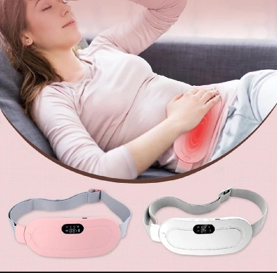 Picture of Heating Pad for Period Cramps & Vibration Slimming Massage Belt 1ps - Multicolor