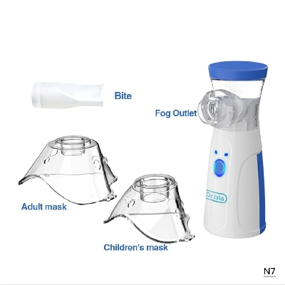 Picture of Portable Mesh Nebulizer Silent & Rechargeable Inhaler for Kids & Adults - Multicolor