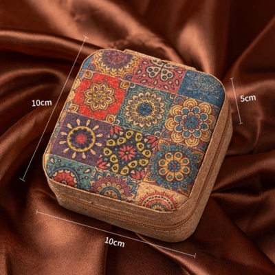 Picture of Portable Jewelry Storage Box Travel Storage Organizer