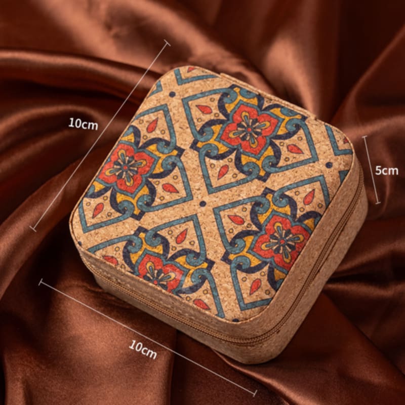 Picture of Portable Jewelry Storage Box Travel Storage Organizer