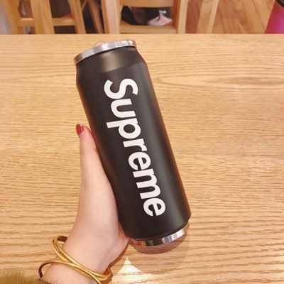 Picture of 500ml stainless steel Vacuum Supreme Cans Unique Design Water Bottle - Black
