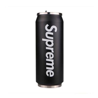 Picture of 500ml stainless steel Vacuum Supreme Cans Unique Design Water Bottle - Black