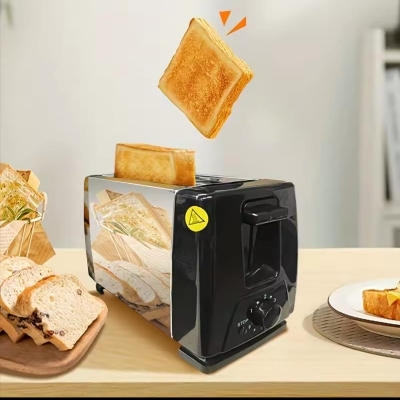 Picture of Electric Bread Toaster Breakfast Maker 2 Slice toast Breakfast Sandwich Maker - Multicolor