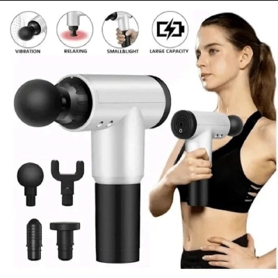 Picture of Facial & Body Massage Gun – Handheld Electric Percussion Device for Muscle Relaxation, Tissue Therapy & Whole Body Pain Relief - Multicolor