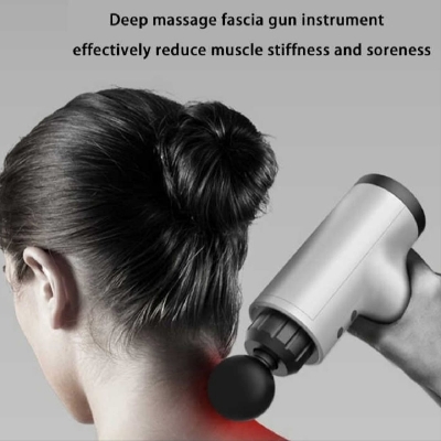 Picture of Facial & Body Massage Gun – Handheld Electric Percussion Device for Muscle Relaxation, Tissue Therapy & Whole Body Pain Relief - Multicolor