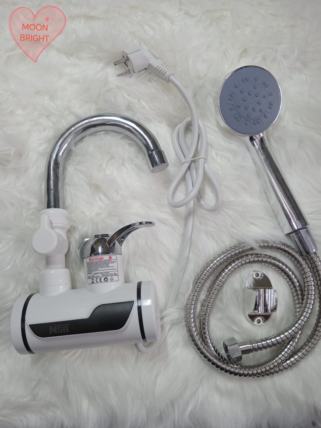 Picture of Wall Mounted Hot Water Tap / Instant Water Heater with led Display Powerful & Safe
