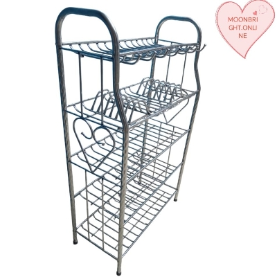 Picture of Premium Stainless Steel (ss) 5Layer Kitchen Dish Rack