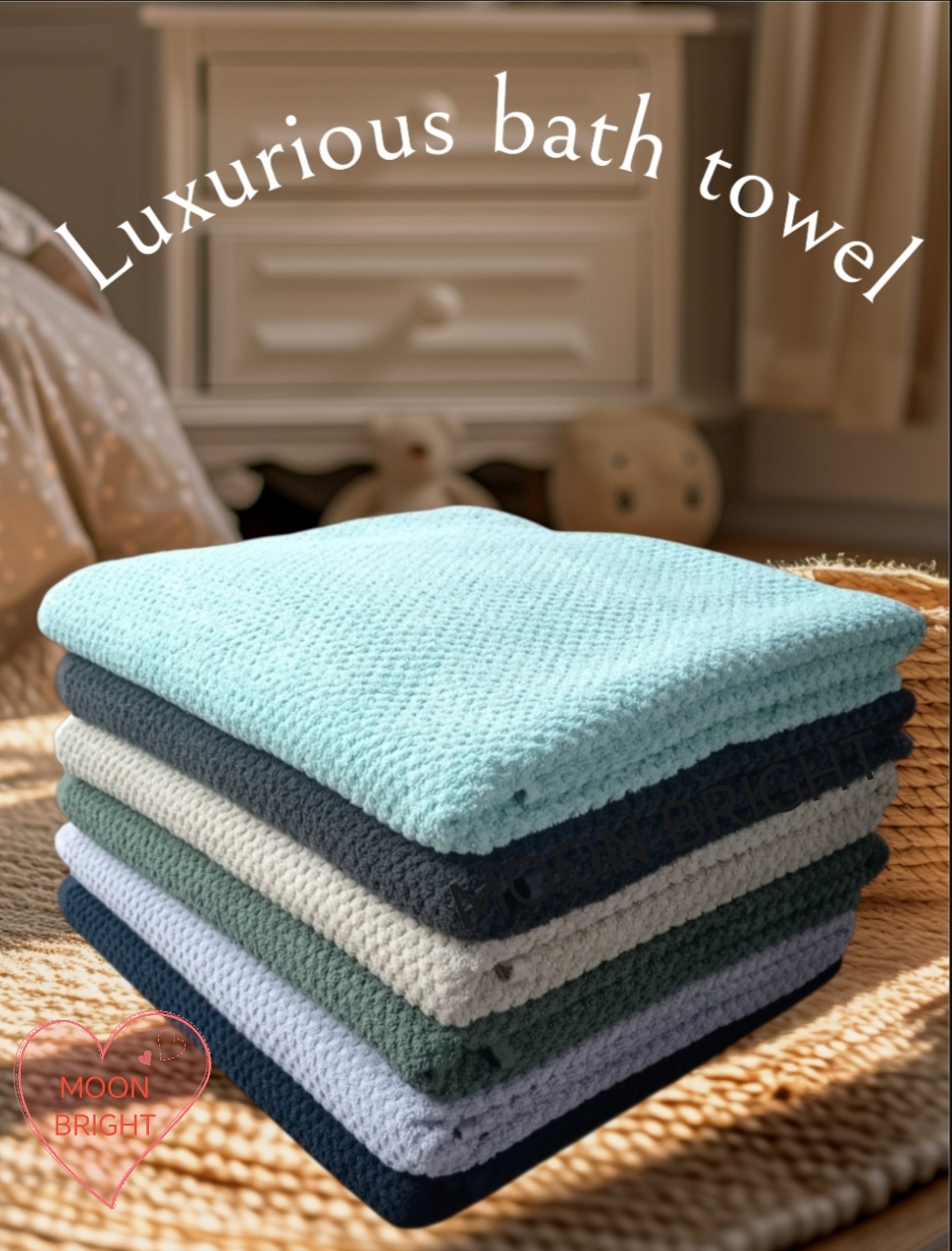 Picture of Premium Cotton Bath Towel 5ft x3.3ft | Super Soft & Absorbent | Quick Dry Luxury Towel