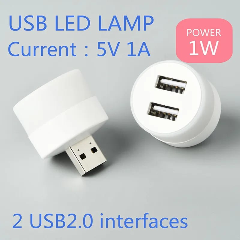 Picture of USB Mini Light_Plug And Play_Usb Gadgets Hub 2Ports,LED Eye Protection,Reading Desk Lighting For Computer