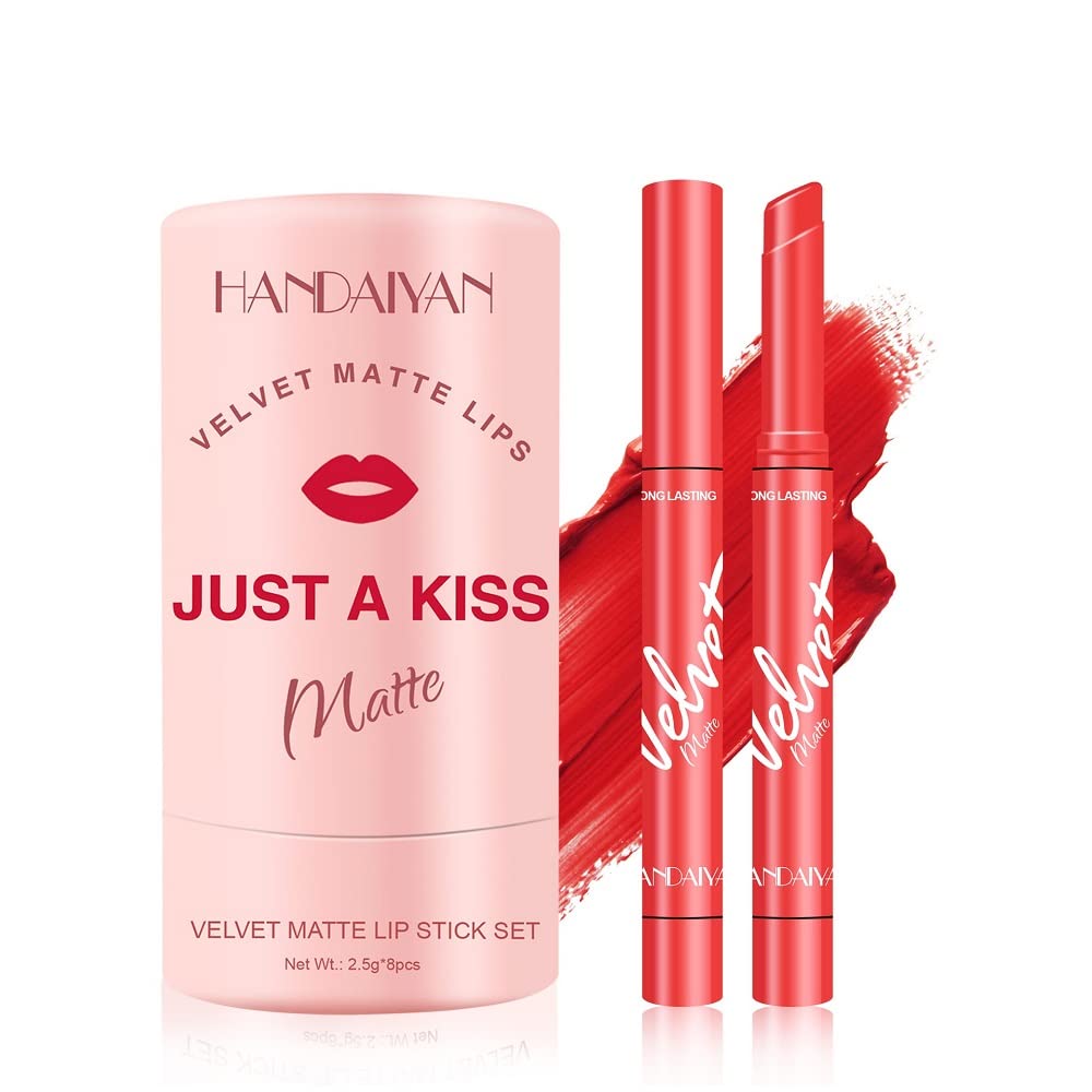 Picture of Handaiyan Just a Kiss velvet Lipstick set of 8 pcs