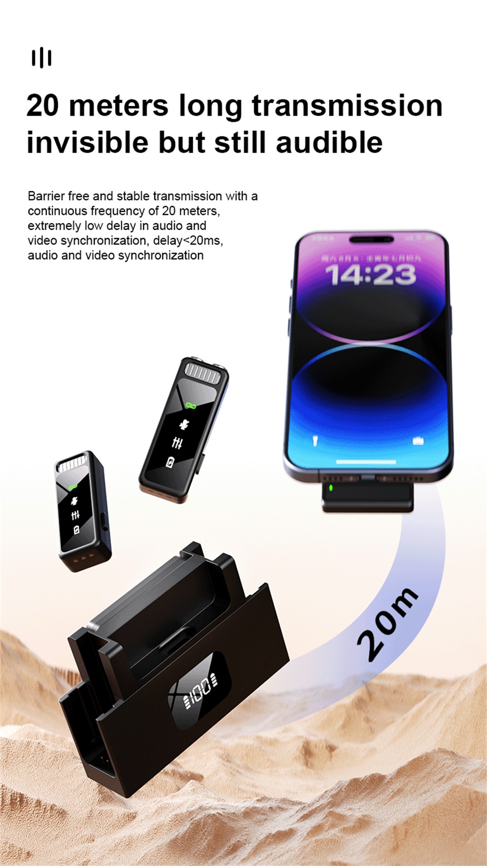 Picture of K40 Lavalier Lapel Wireless Microphone