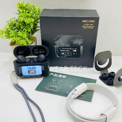 Picture of Airpods A9 Pro Touch Screen Display with ANC ENC TWS Earbuds