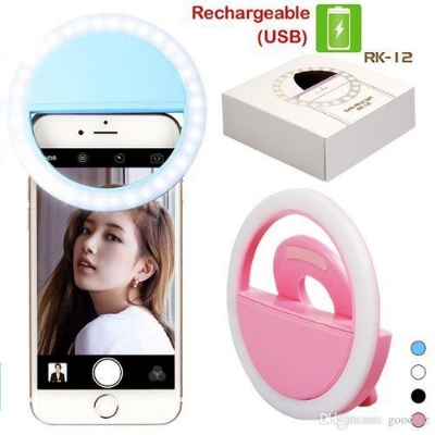 Picture of Selfie Ring Light Rechargeable Portable Mini LED Light