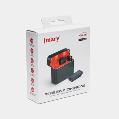 Picture of Jmary MW-16 2..4G Wireless Dual 3 in 1 Wireless Lapel Microphone For 3 in 1 Mic For iPhone Mobile & Camera