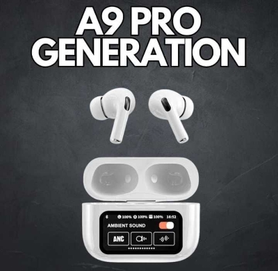 Picture of A9 AirPod Pro 2 With Display | Best Quality A9 AirPod Pro 2 White