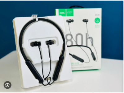 Picture of Hoco ES70 Long Battery Backup Bluetooth Neckband – Black Color