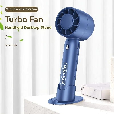 Picture of Very Stylish Mini USB Handheld Rechargeable Hand Turbo  Fan-multicolor Multicolor