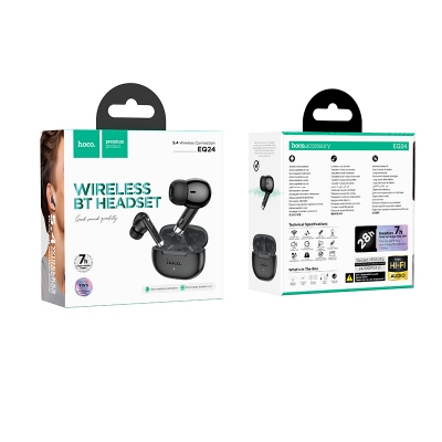Picture of Hoco EQ24 Estrella TWS Earbuds | Bluetooth 5.4 | JL AC6983D2 Chip | 7 H Playback | 320 MAH LED Display Case | 13 mm Drivers | IPX4 Water‑Resistant | Auto‑Pair | Touch Controls