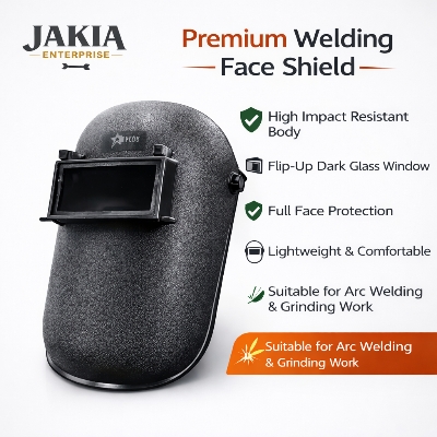 Picture of Premium Welding Face Shield Helmet – Flip-Up Dark Glass Safety Mask for Arc Welding & Grinding