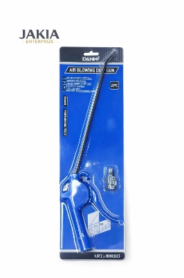 Picture of DANMI Air Blowing Dust Gun 2PC Set – Air Duster Cleaning Gun with Metal Hose Connector - Blue