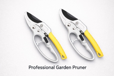 Picture of Professional Garden Pruner Scissors – Sharp Stainless Steel Bypass Secateur for Plant & Branch Cutting