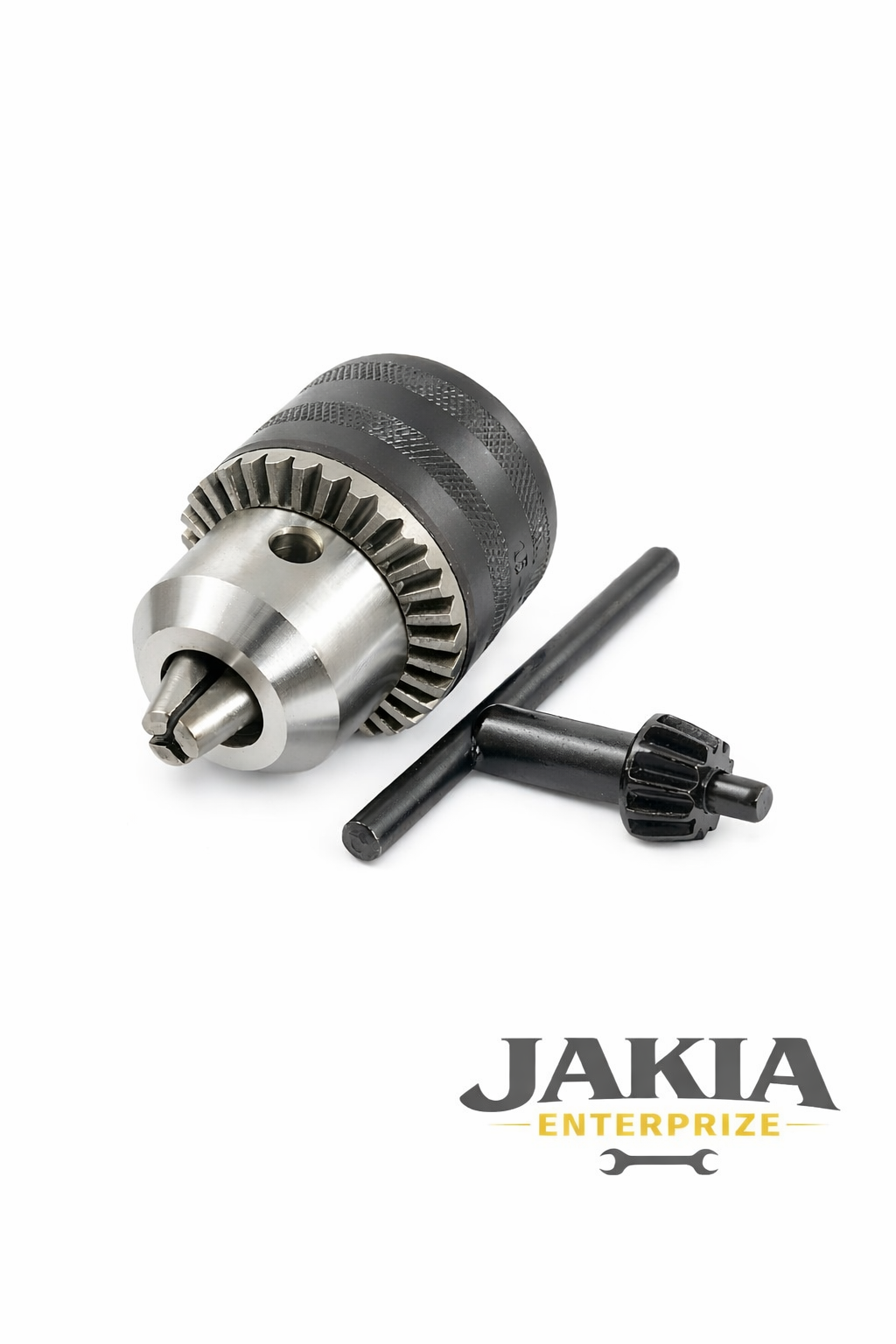 Picture of Drill Chuck with Key 1.5–13mm (1/2-20UNF) – Heavy Duty Drill Chuck - Black