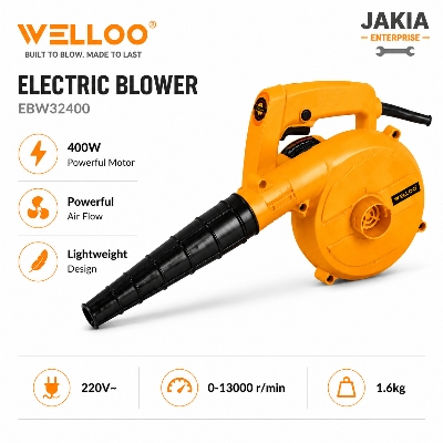 Picture of WELLOO 400W Electric Blower Machine Powerful Air Dust Cleaner for Home, Computer & Workshop Cleaning