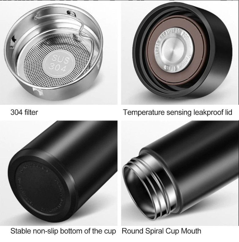 Picture of Stay Informed About Your Beverage Temperature With The Smart Thermos Water Bottle- Led Digital Temperature Display For Intelligent Insulation