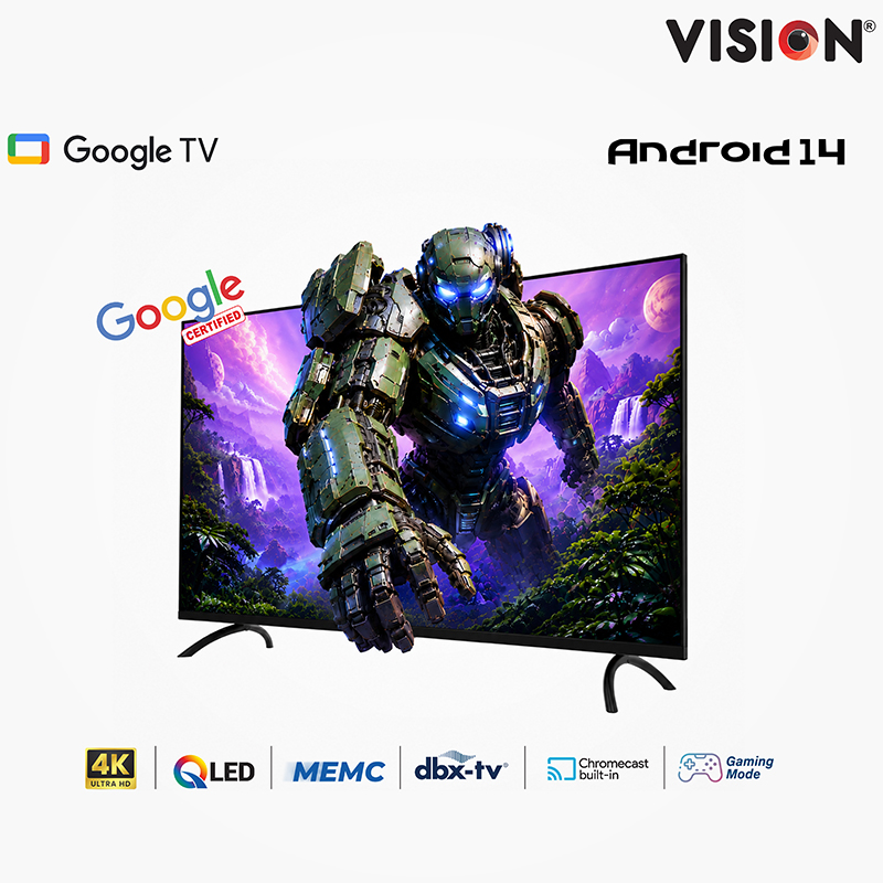 Picture of Vision 55" QLED Google TV 4K PQ6 Galaxy Plus