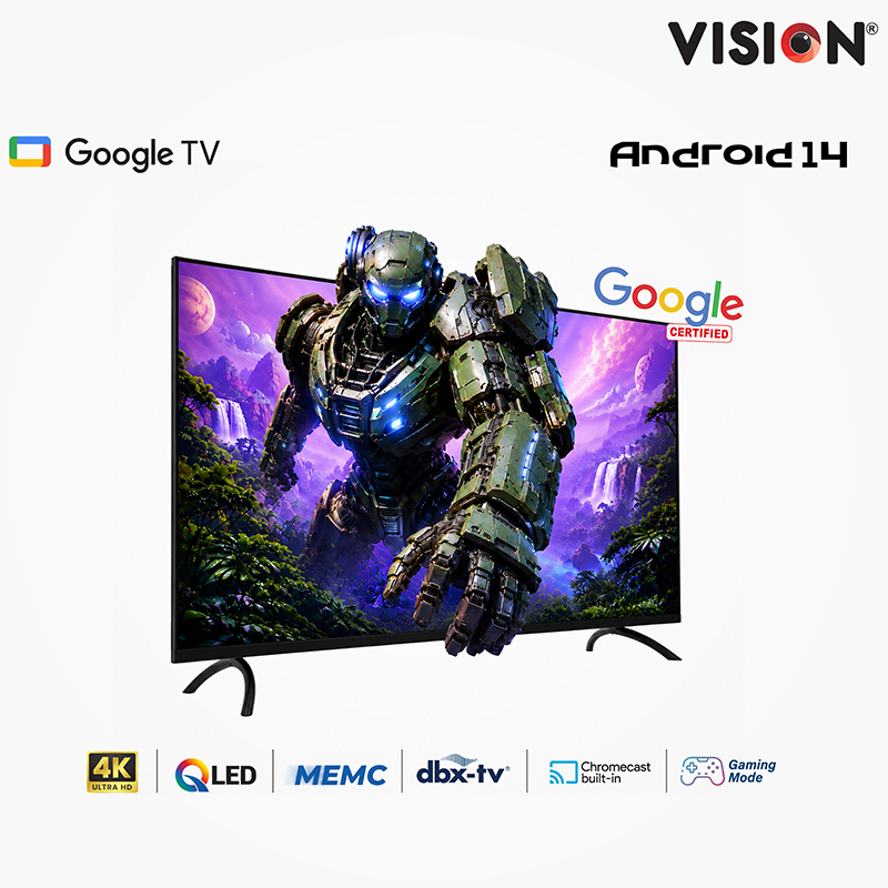 Picture of Vision 55" QLED Google TV 4K PQ6 Galaxy Plus