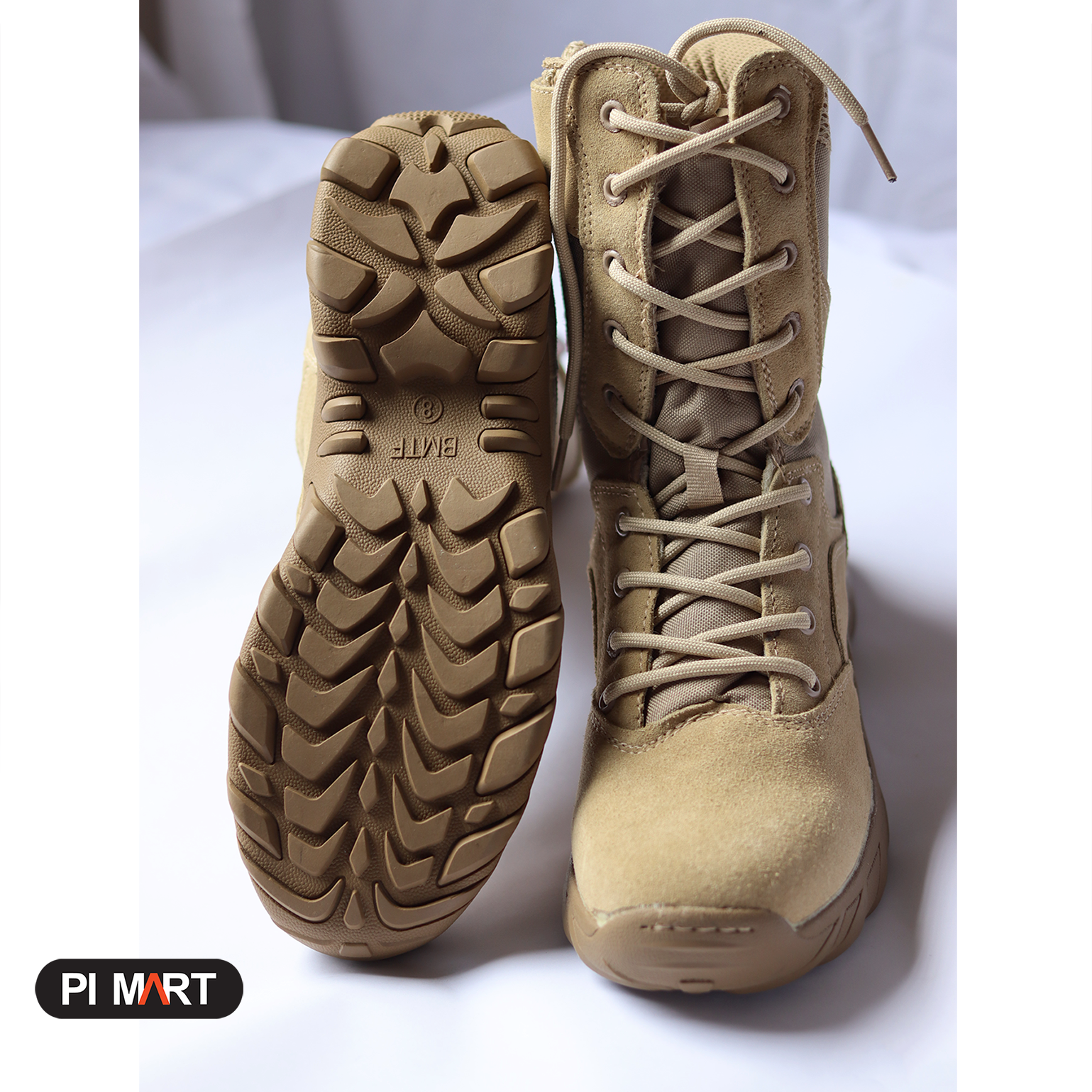 Picture of Desert Tan Sand  High boot- brown anklet boots for men _ Biker Fashion brown Desert boots